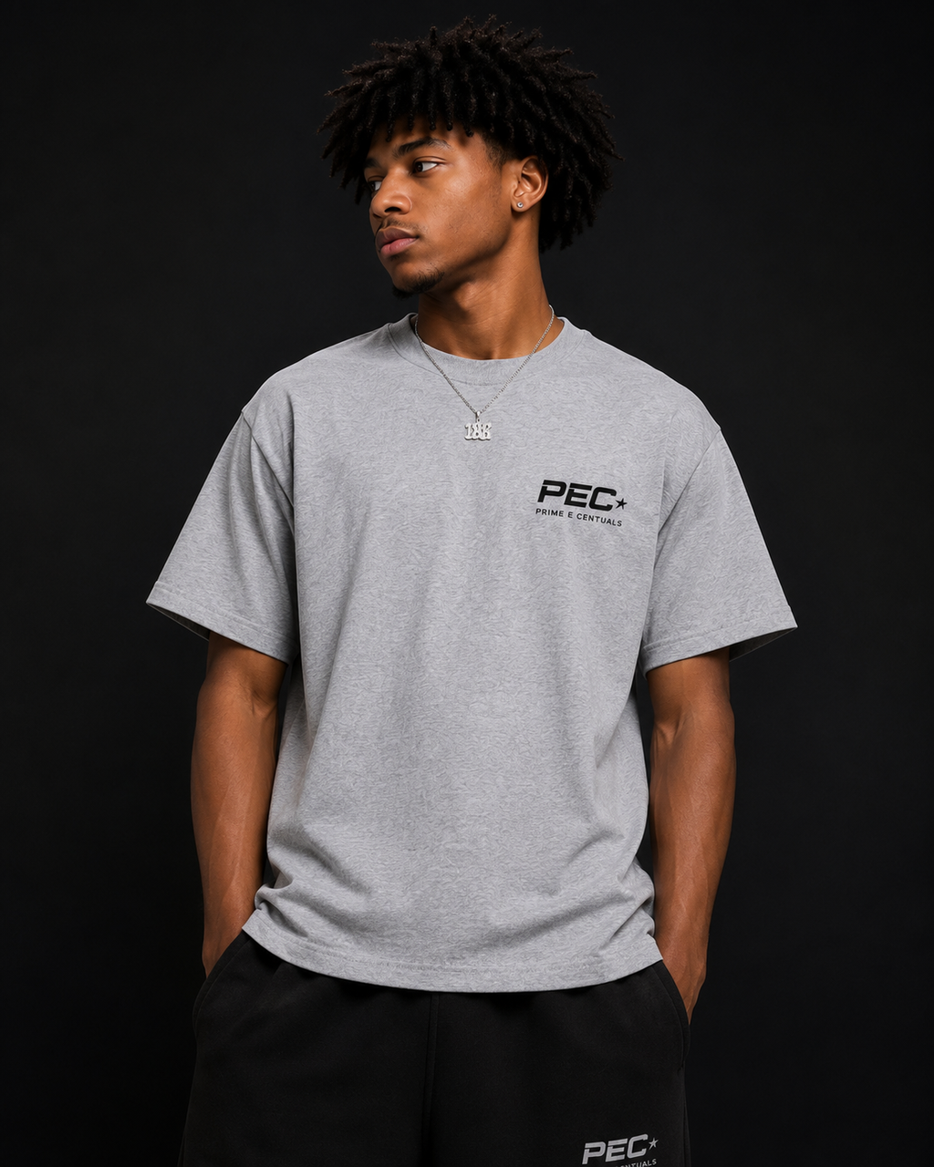 PEC Travel Centuals Tee – Heather Grey