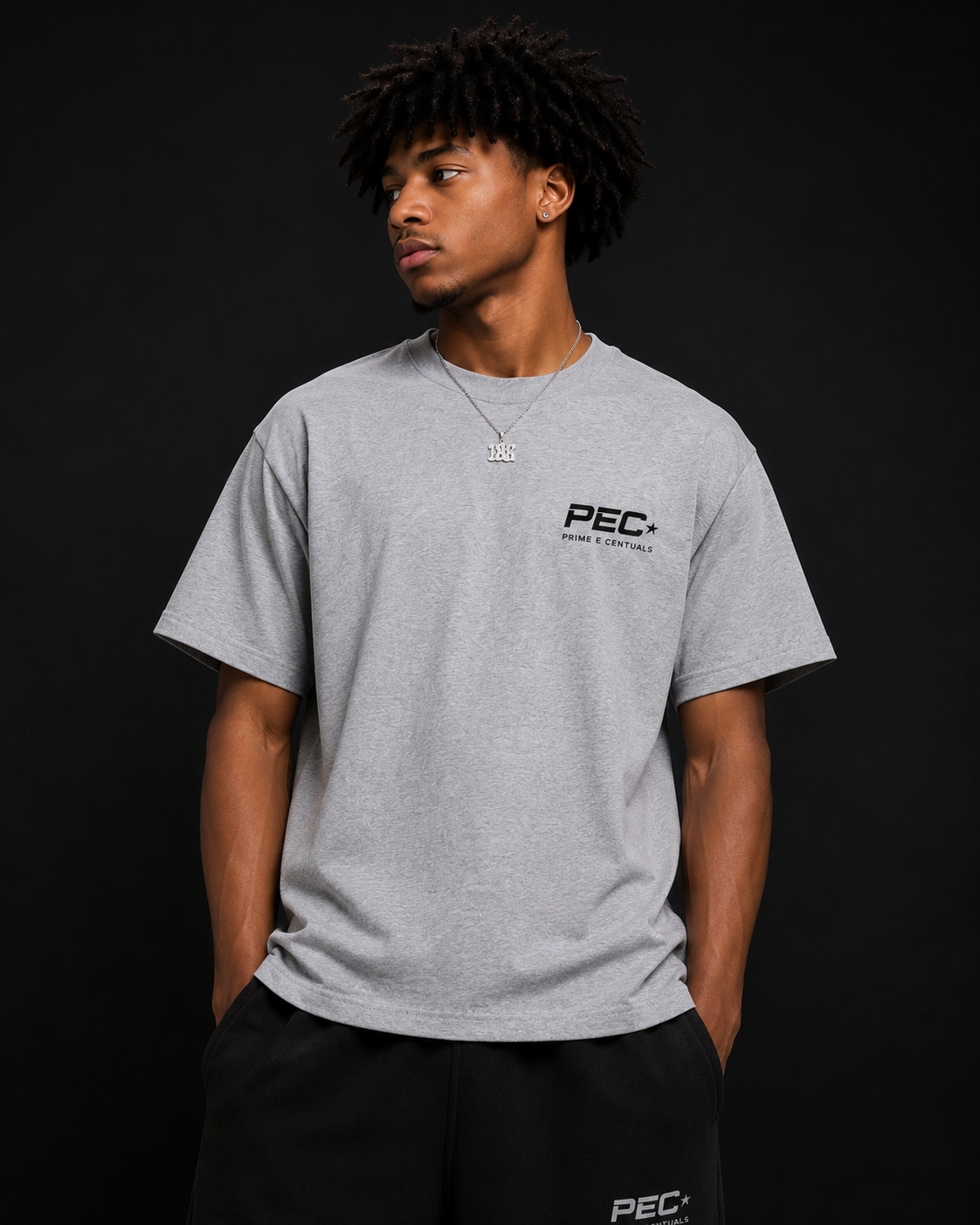 PEC Travel Centuals Tee – Heather Grey
