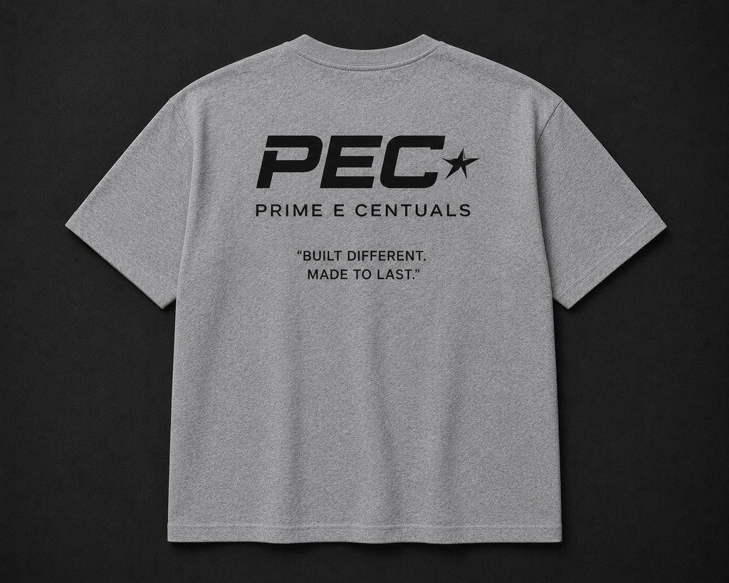 PEC Travel Centuals Tee – Heather Grey