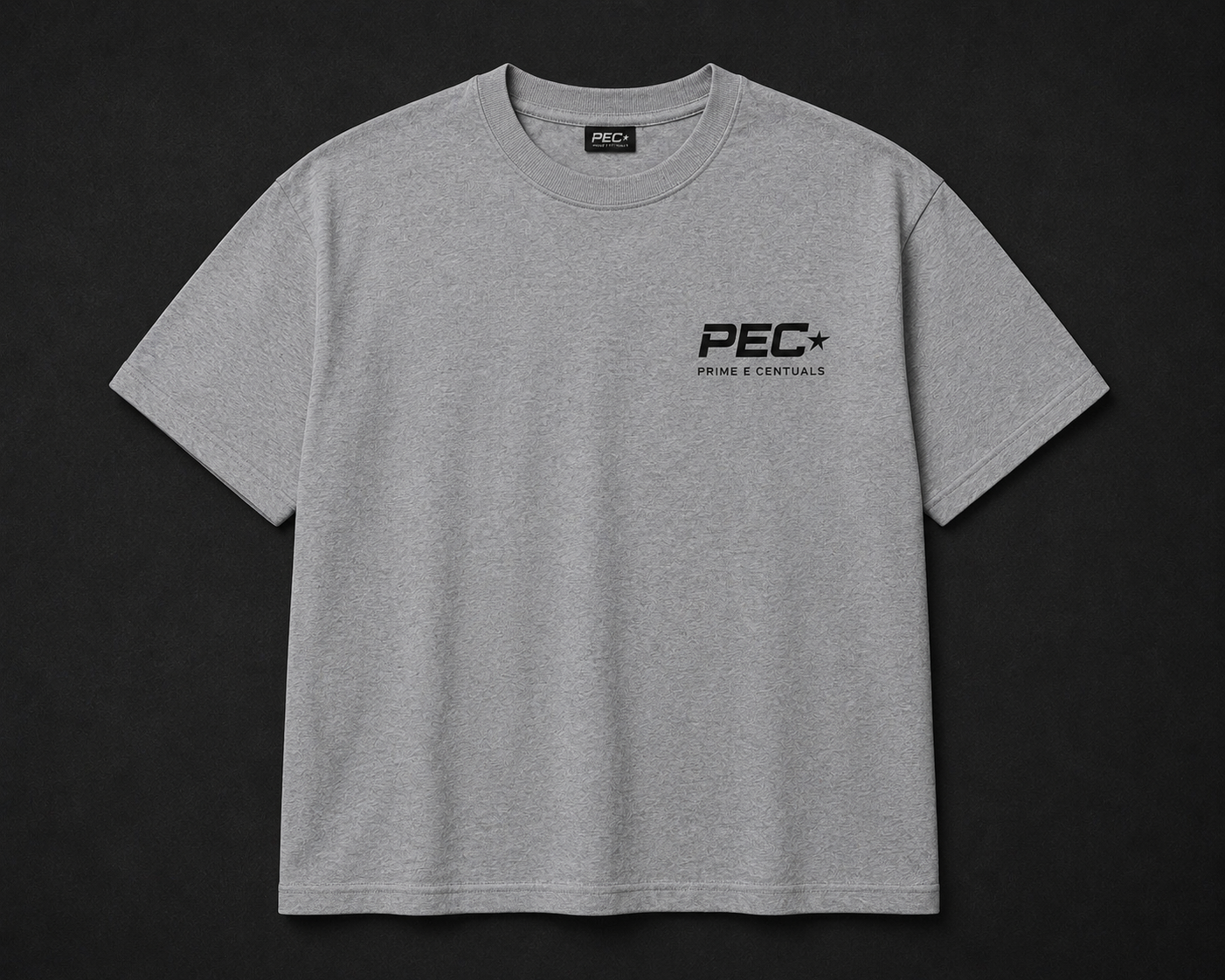 PEC Travel Centuals Tee – Heather Grey