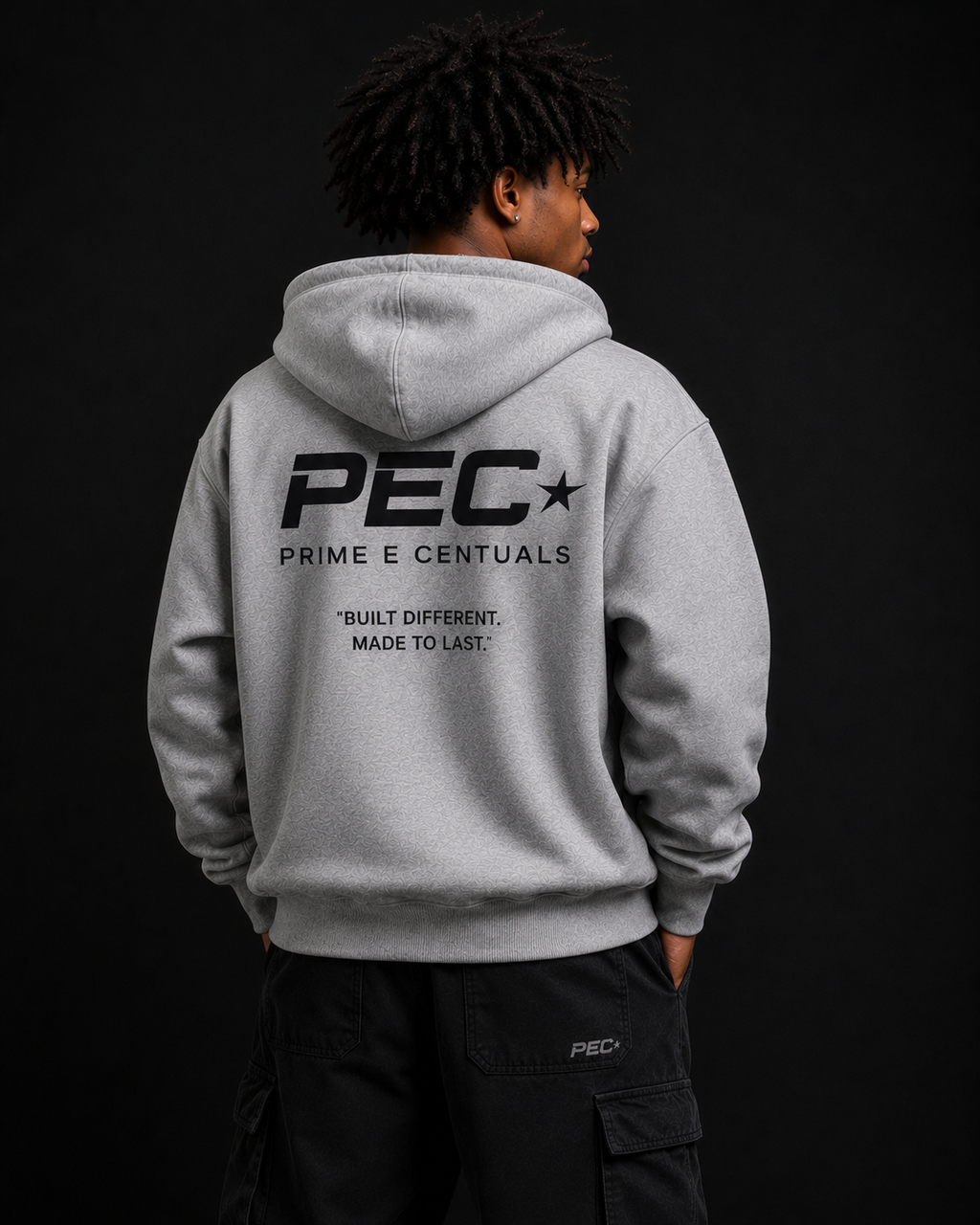 PEC Travel Centuals Hoodie – Heather Grey